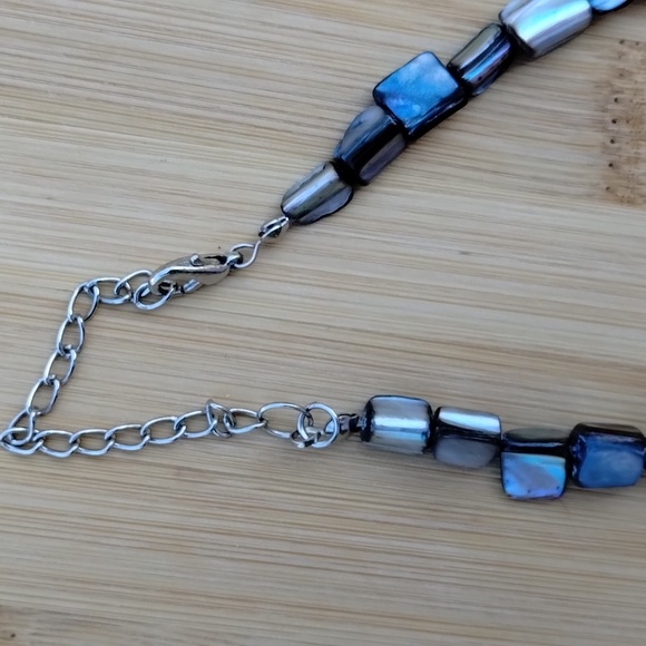 Abalone shell necklace RENFAIRE COSPLAY Fairy Mermaid Boho . - Picture 5 of 13